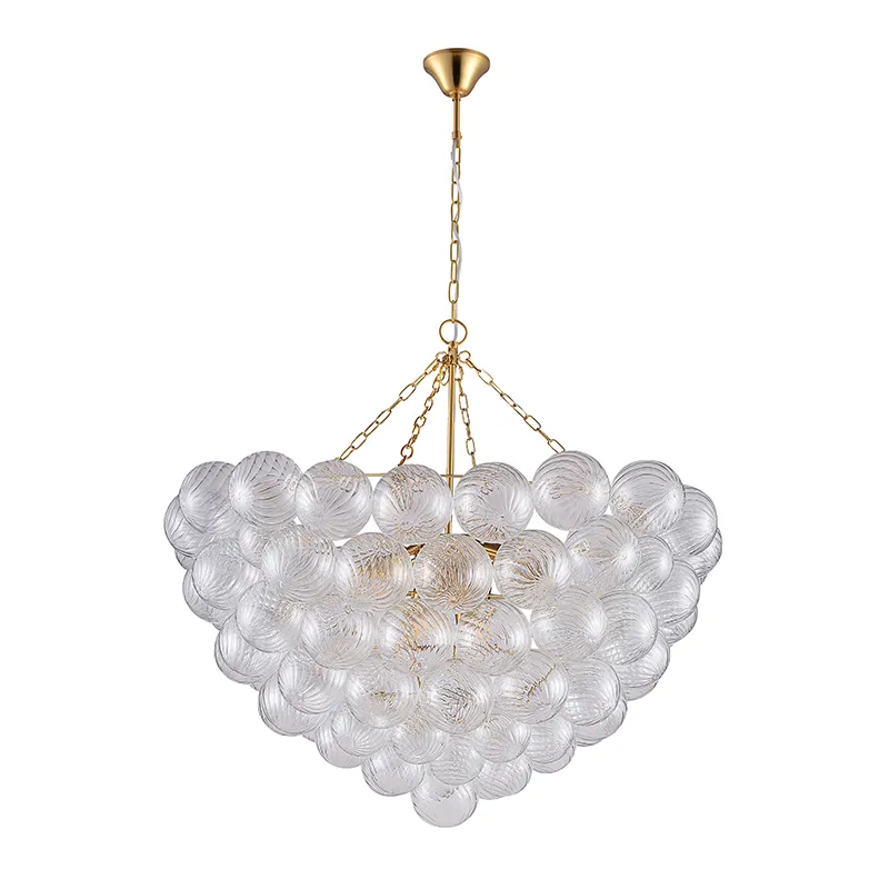 Lustre de vidro artístico com bola de bolha