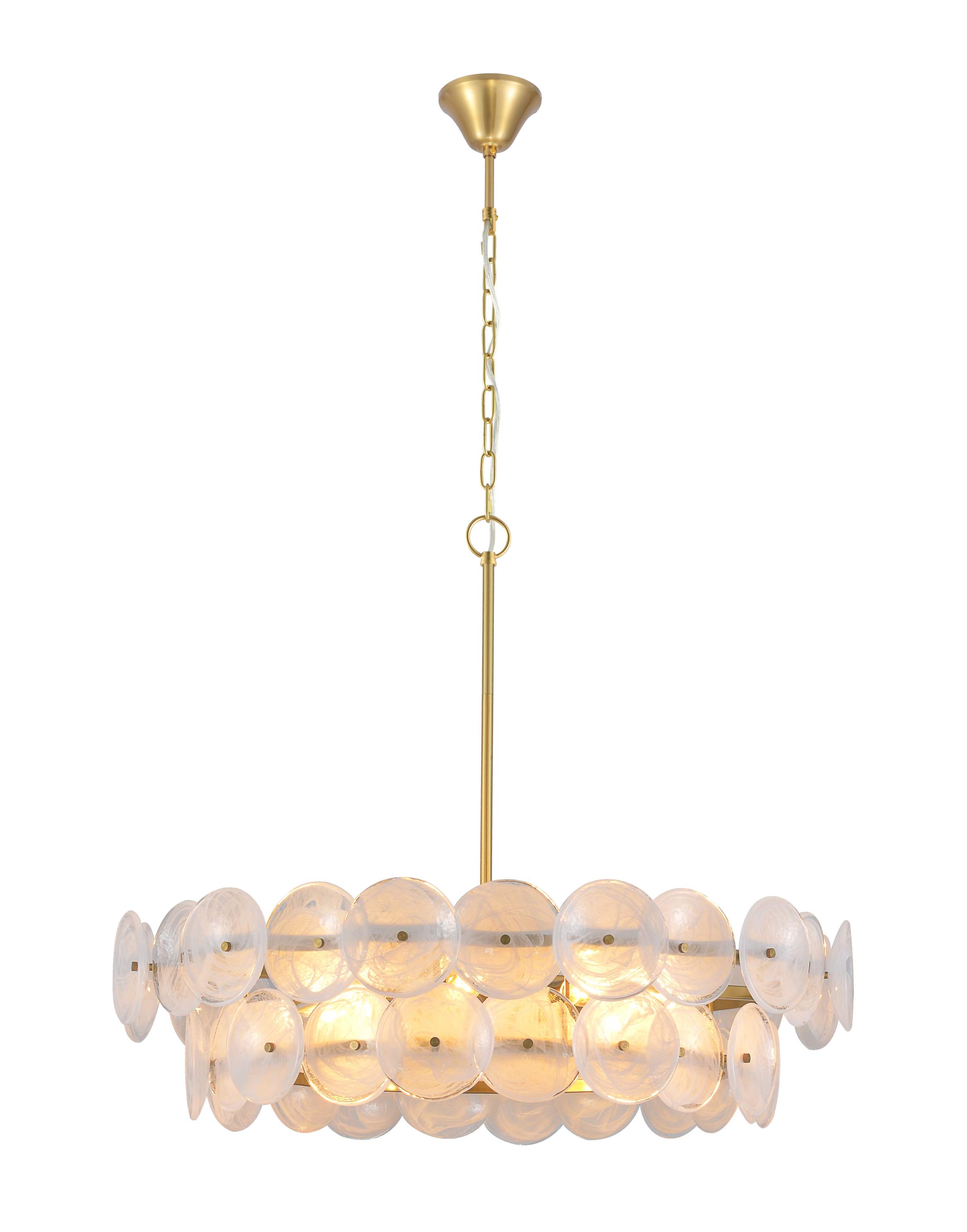 Lustre SD2239-8 Vidro Nuvem