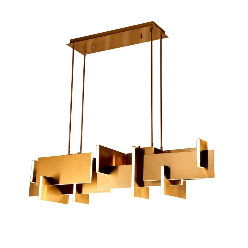 Pendente Linear LED de Formas Modernas