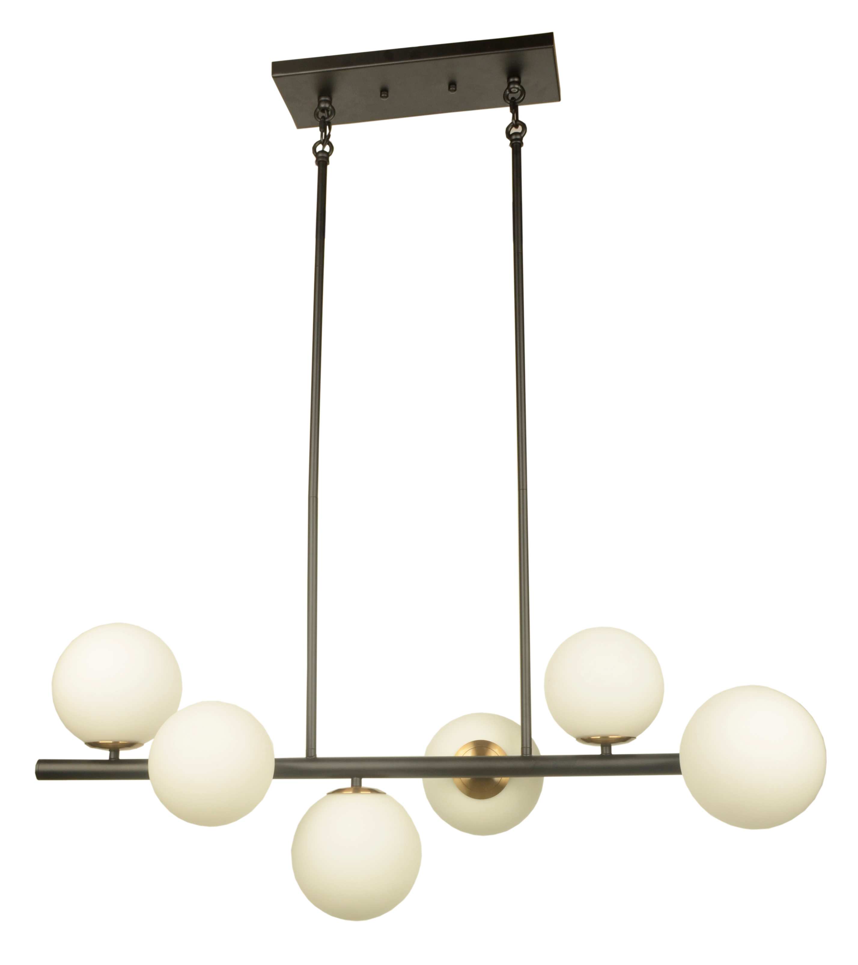 Lustre de vidro moderno
