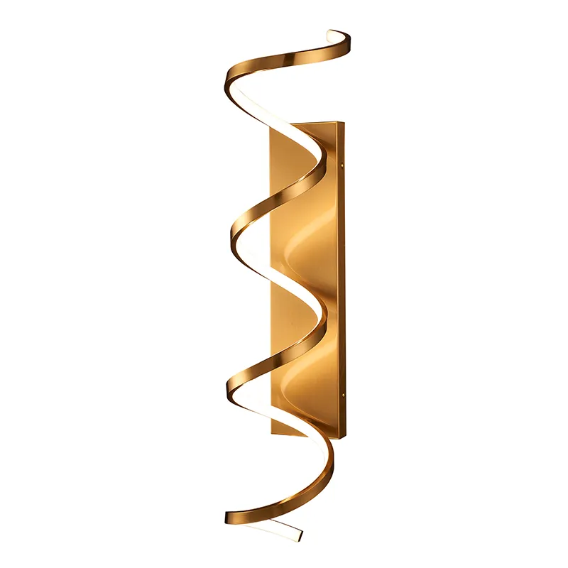 Arandela LED moderna em espiral